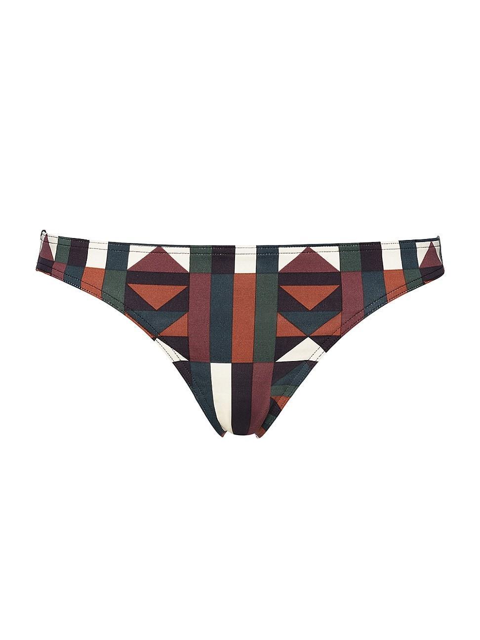 Womens Allgorie Geometric Bikini Bottom Product Image