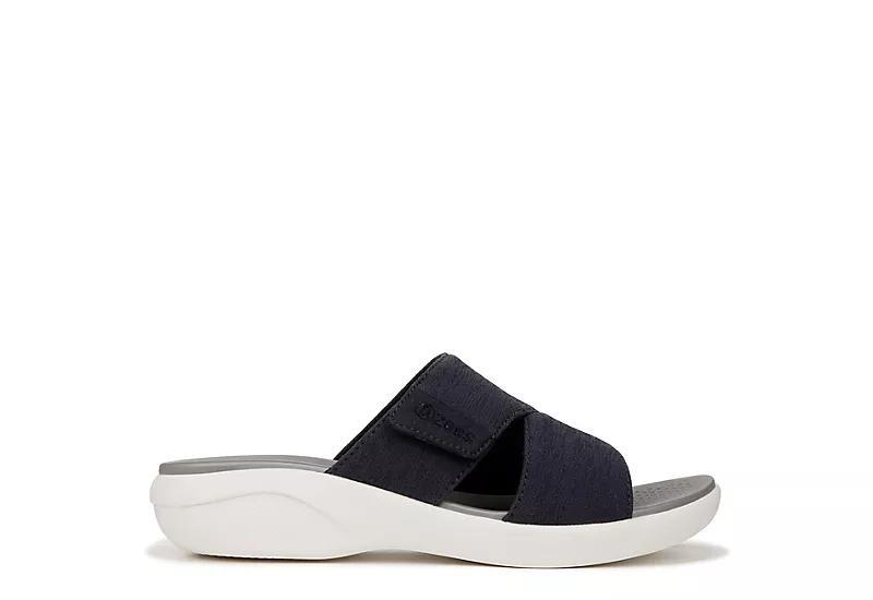 LifeStride Carefree Women's Slide Sandals, Size: 7.5 Wide, Blue Product Image