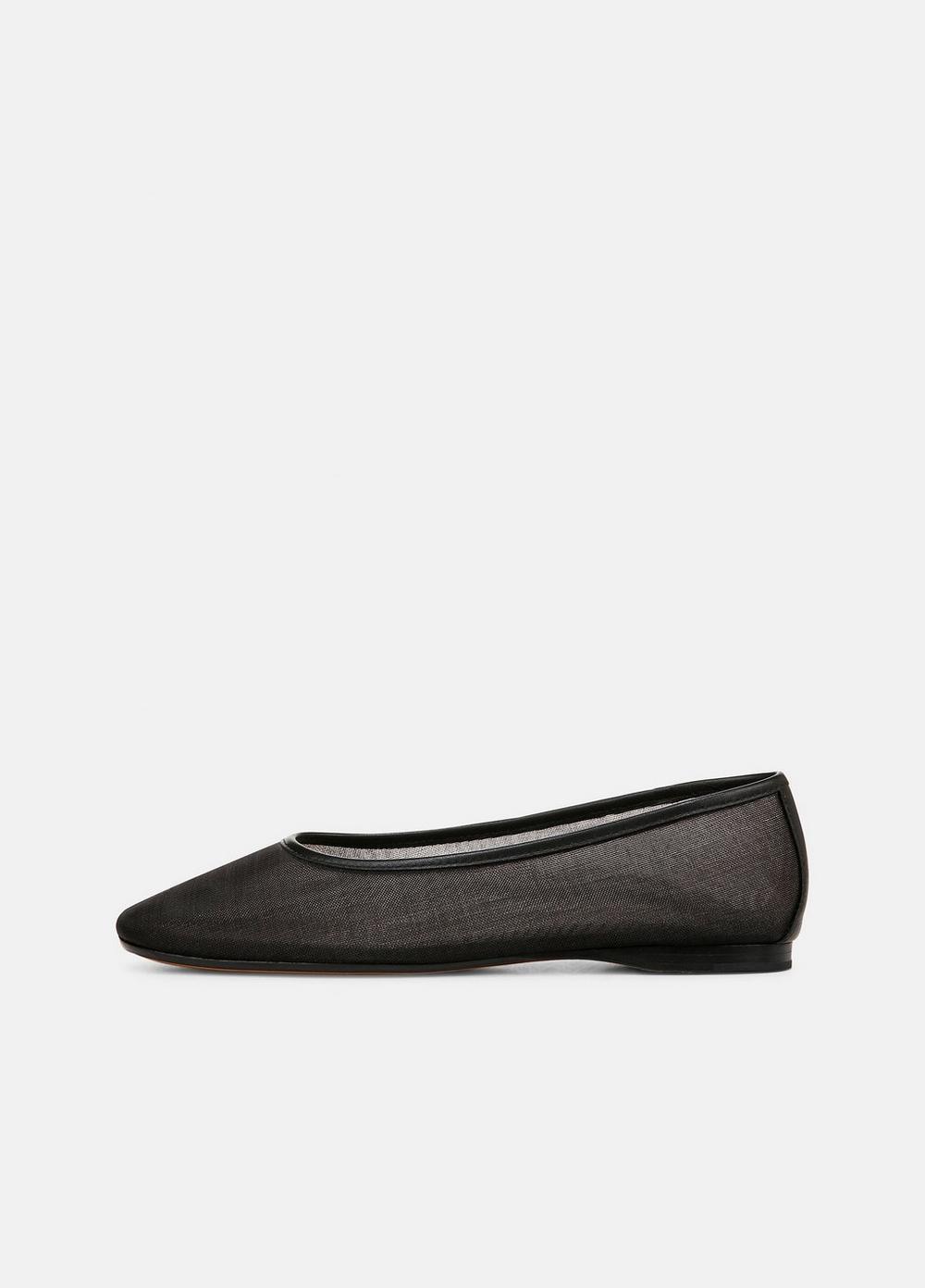 Womens Leah Mesh Flat, Black, Size 5 Vince Product Image