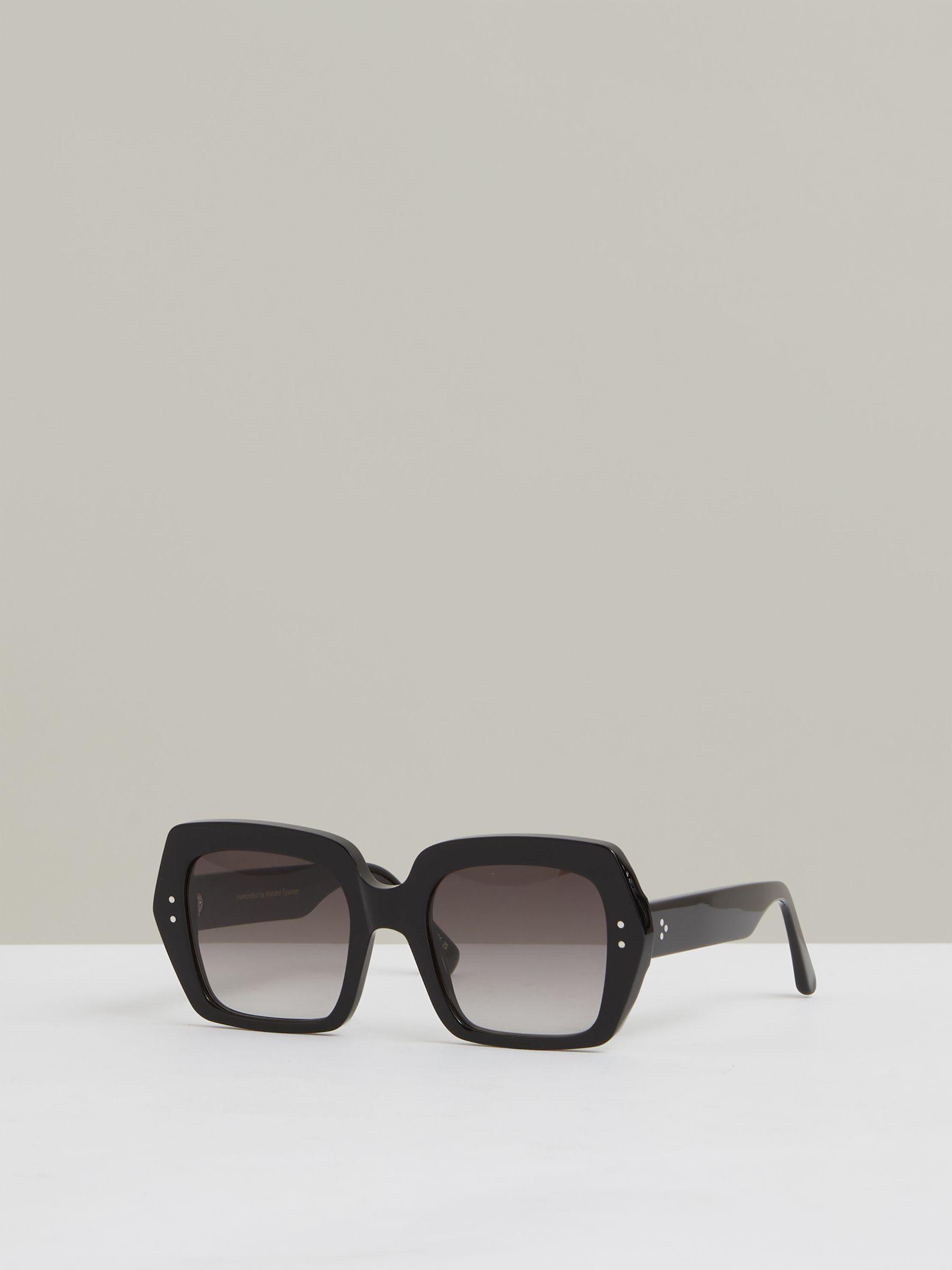 Monokel Oversized Eyewear Sunglasses in Black Product Image