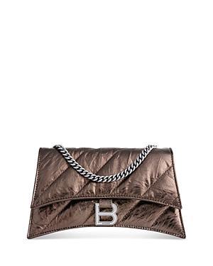 Womens Crush XS Chain Bag Metallized Quilted Product Image