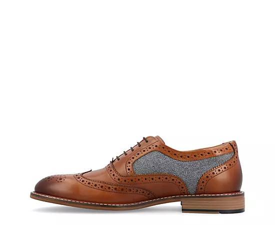 VANCE Gordy Tru Comfort Foam Mens Wingtip Dress Shoes Product Image
