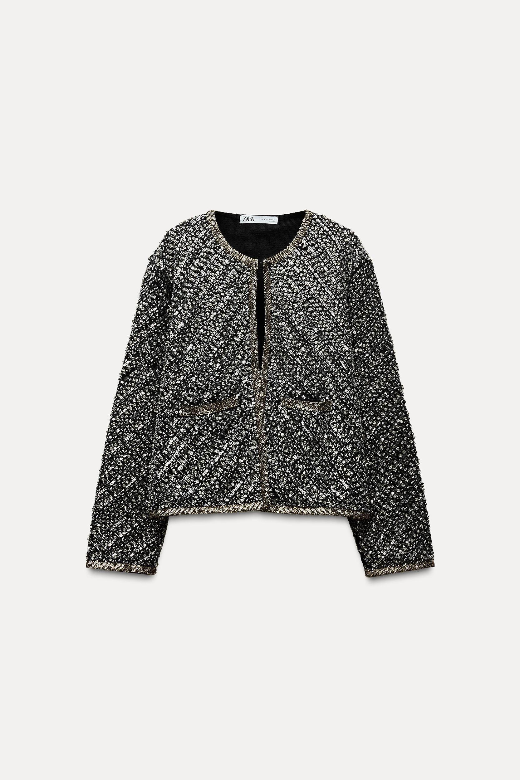 BEADED SEQUIN JACKET Product Image