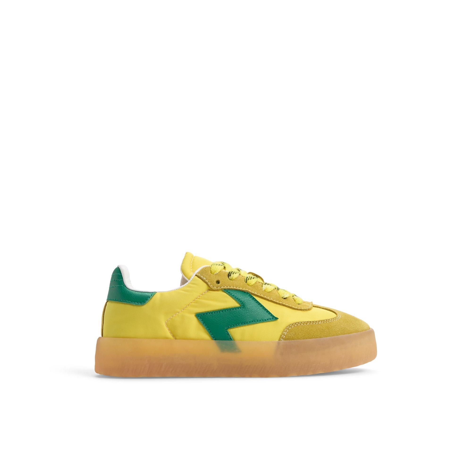 ALDO Retrostep - Women's Low Top Sneaker Sneakers - Yellow, Size 5 Product Image