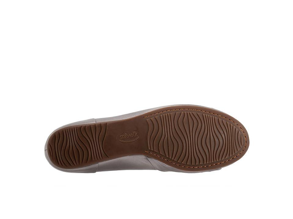 SoftWalk Sofia Leather Bow Flats Product Image