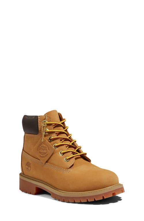 Timberland Kids' Premium 6-Inch Waterproof Boot in Wheat at Nordstrom, Size 1.5 M Product Image