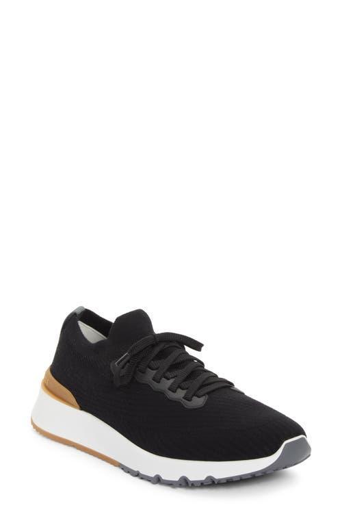 Mens Grained Calfskin Low-Top Sneakers Product Image