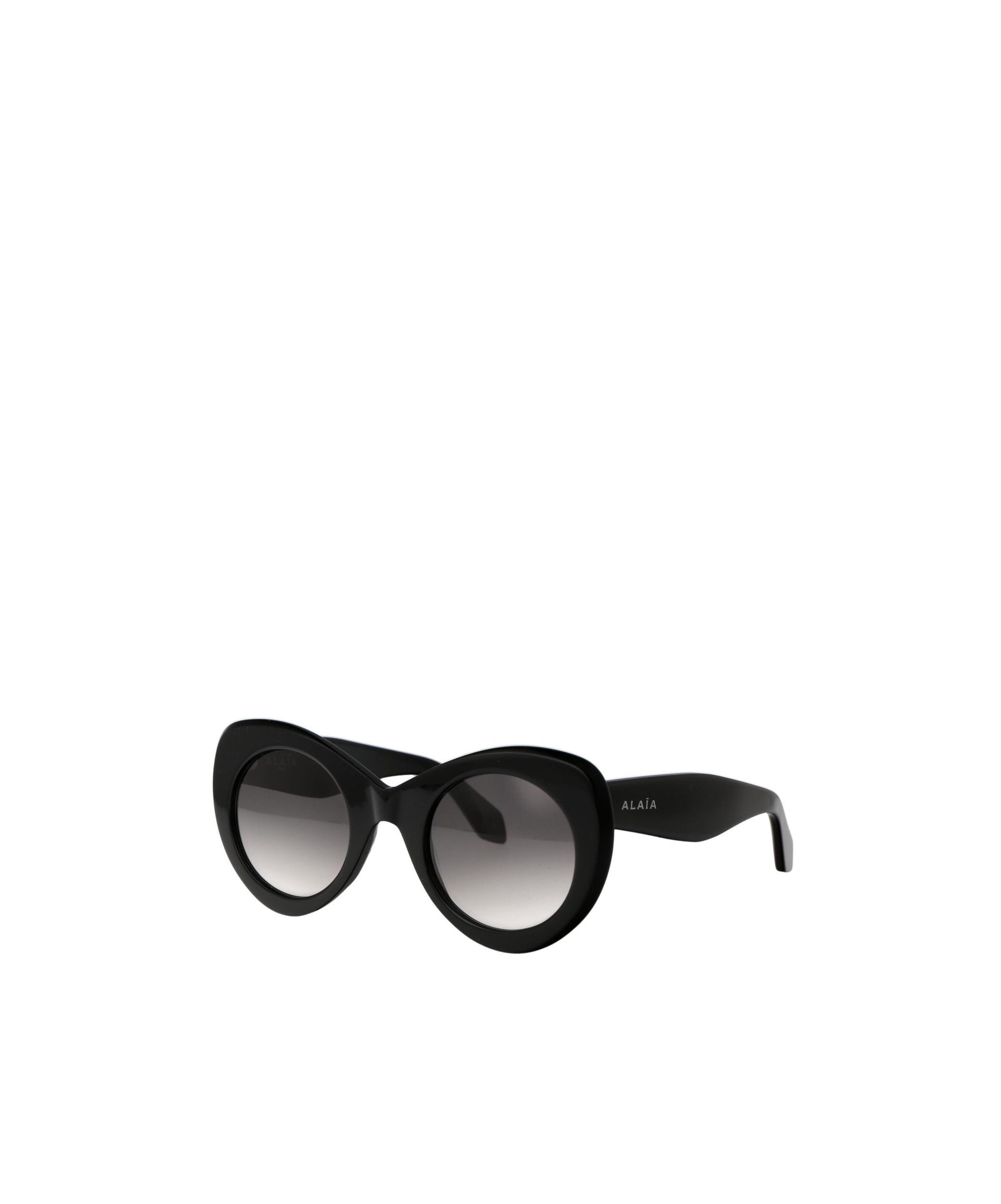 ALAÏA Round-frame Sunglasses In Black Product Image