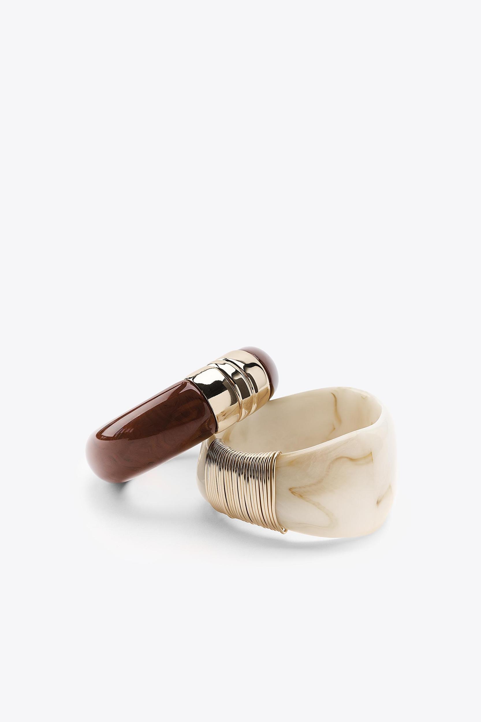 2-PACK OF RIGID RESIN BRACELETS Product Image