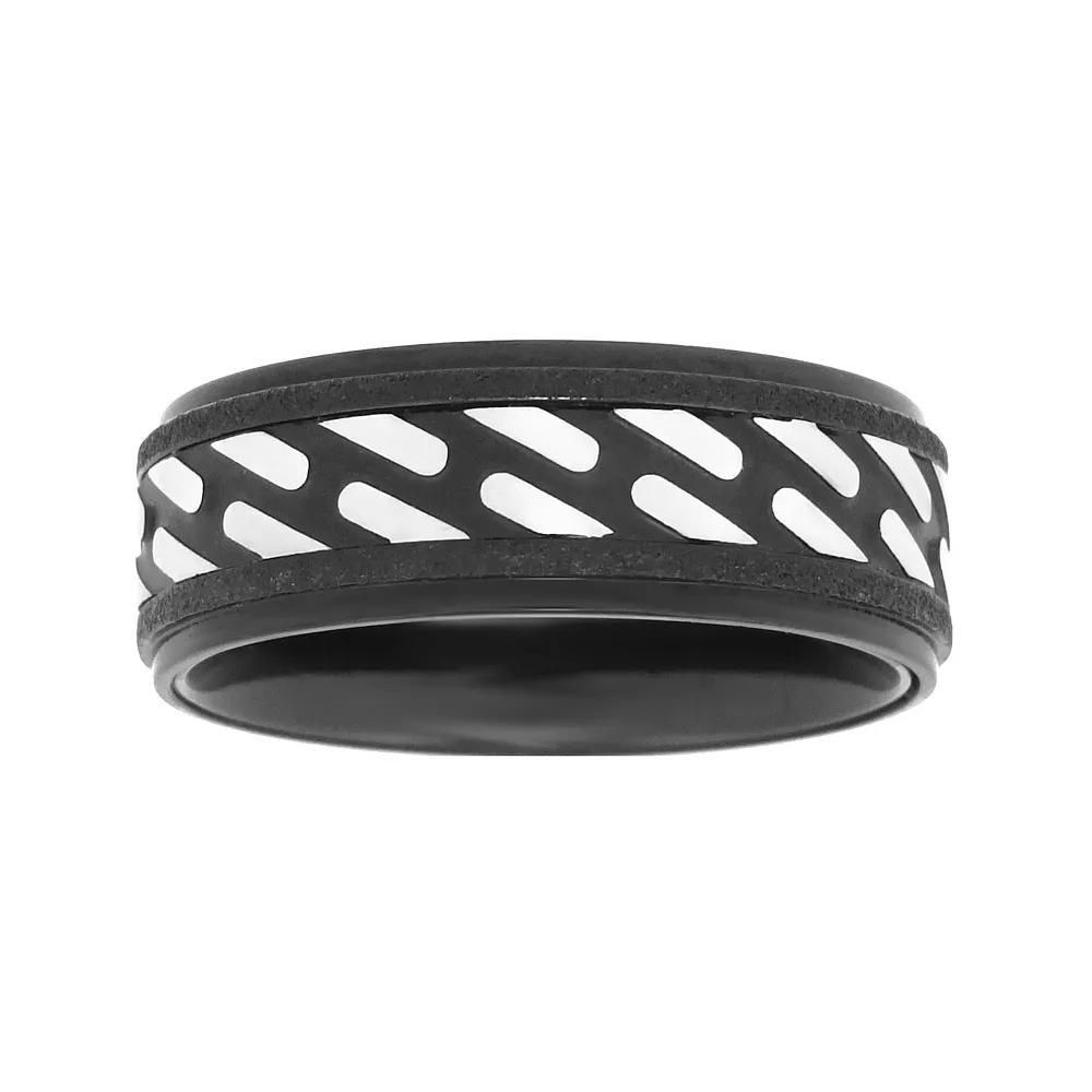 Men's LYNX Stainless Steel Ring, Size: 8, Two Tone Product Image