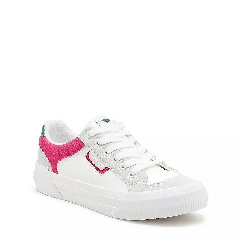 Rocket Dog Cheery Womens Sneakers White Pink Product Image