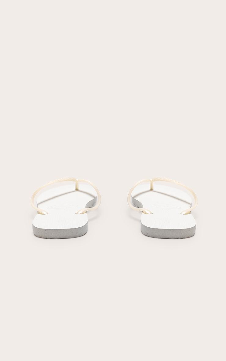 White Havaianas Slim Product Image