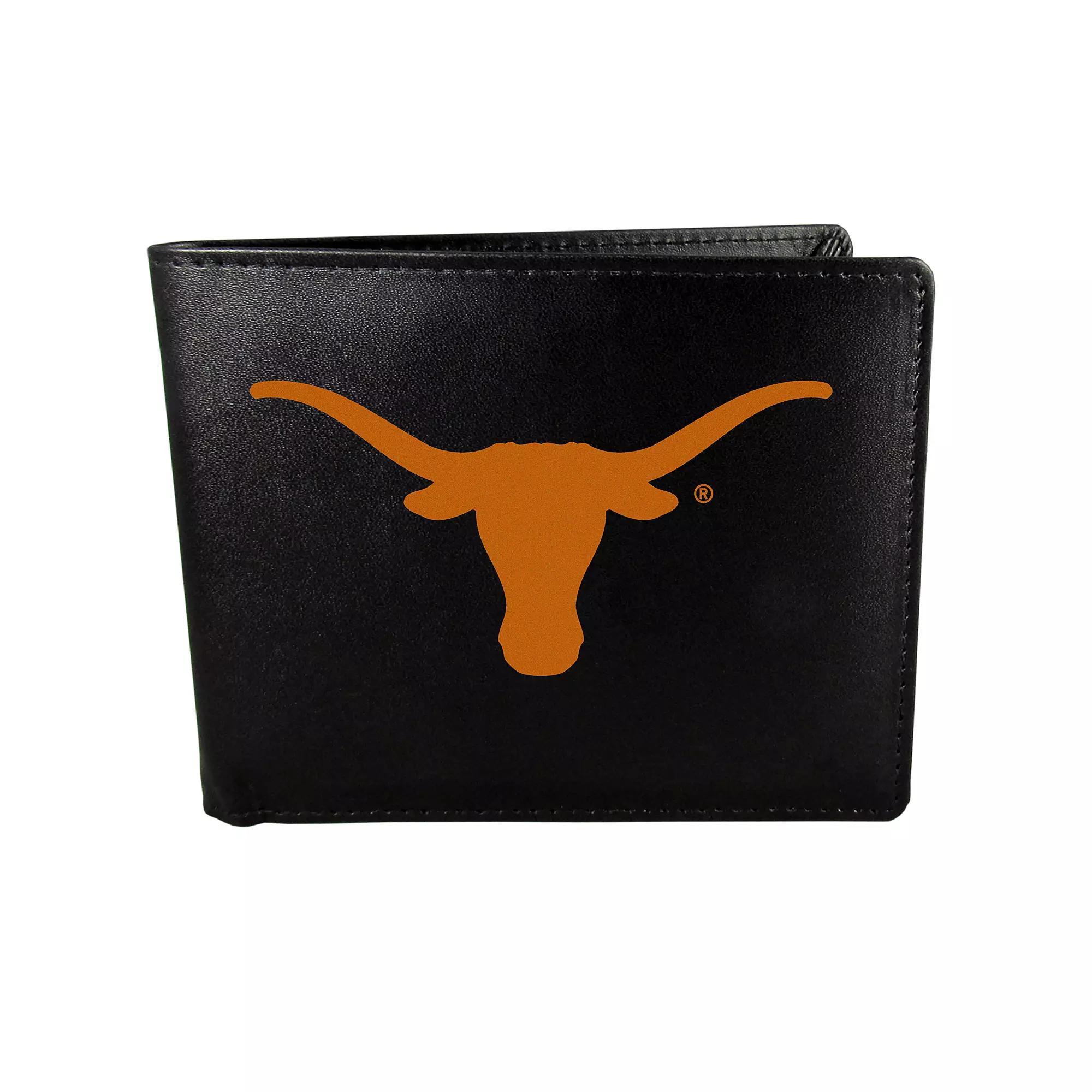 Men's Texas Longhorns Leather Bi-Fold Wallet, Team Product Image