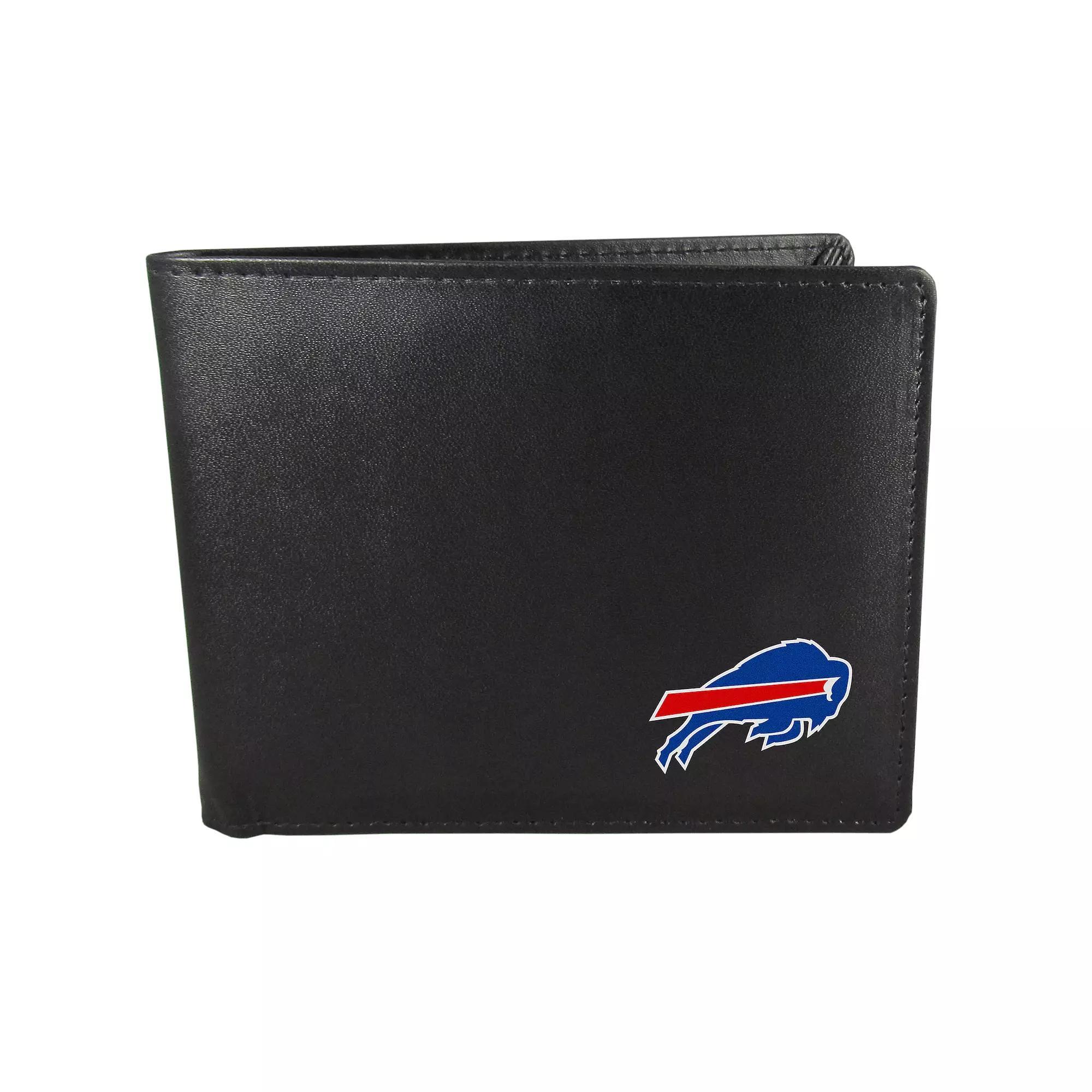 Men's Buffalo Bills Bi-Fold Wallet, Black Product Image