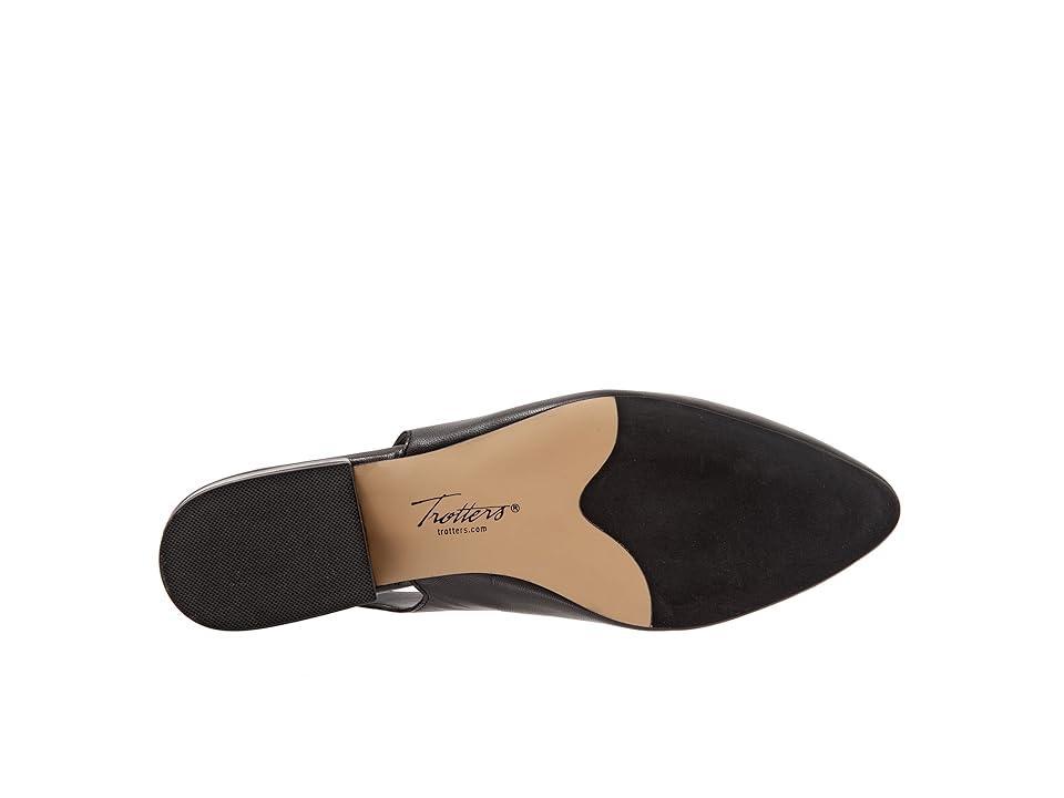 Trotters Joselyn Scalloped Leather Block Heel Slingback Pumps Product Image