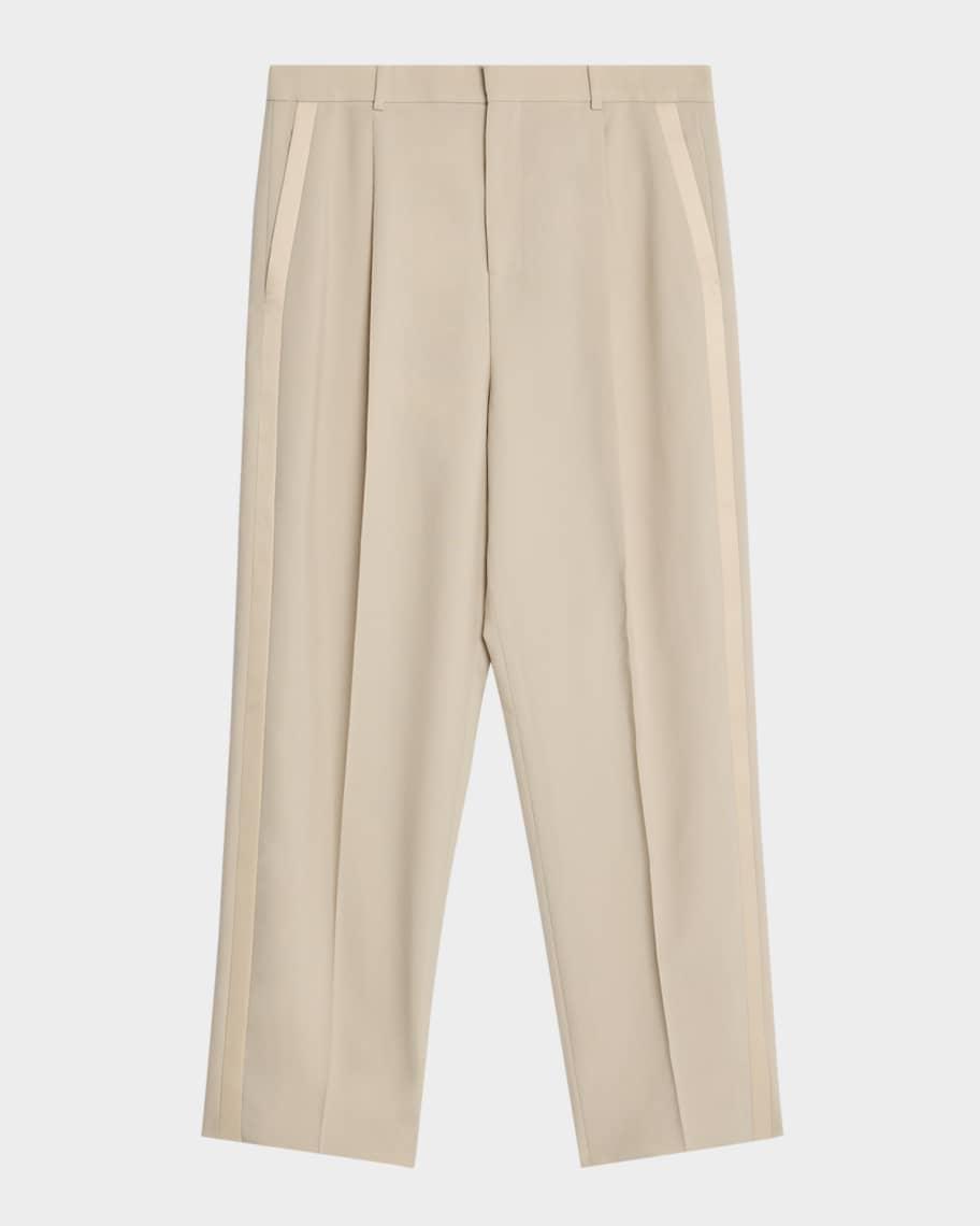 Mens Pleated Tuxedo Pants Product Image