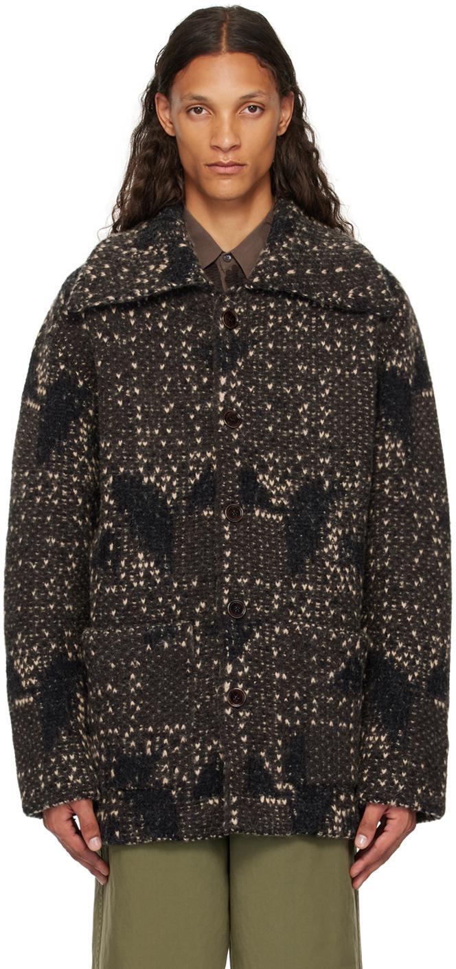 DRIES VAN NOTEN Montay Cardigan In Brown Product Image