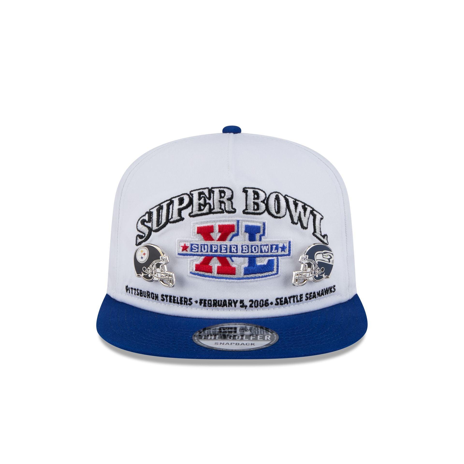 NFL Super Bowl XL Championship Pin Golfer Hat Male Product Image