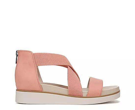 LifeStride Giselle Women's Strappy Platform Sandals, Size: 11 Wide, Pink Pink Product Image
