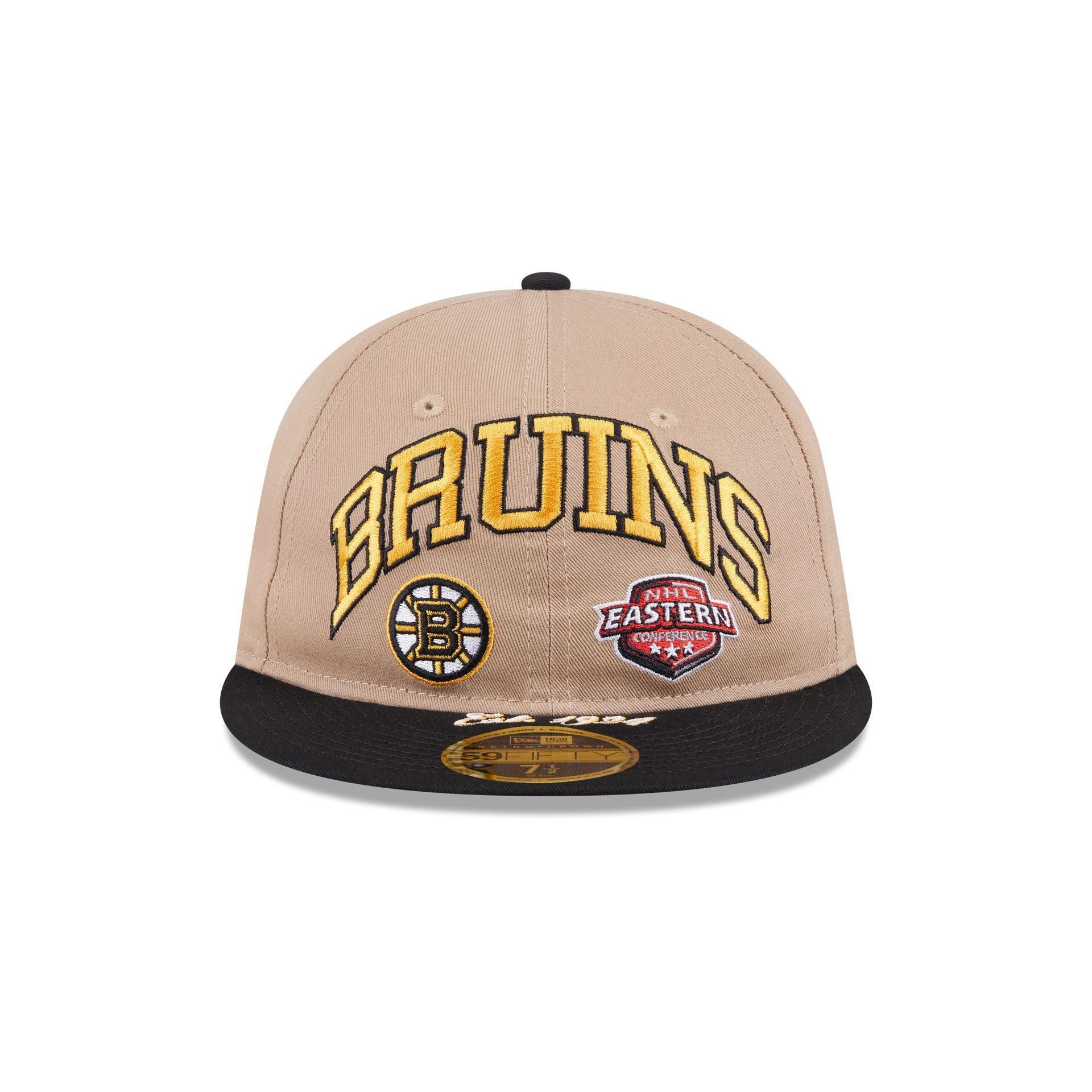 Boston Bruins Camel Retro Crown 59FIFTY Fitted Hat Male Product Image