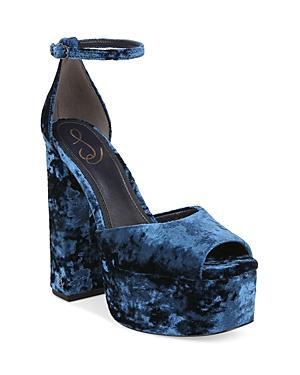 Sam Edelman Womens Kori Flora High Heel Platform Sandals Product Image