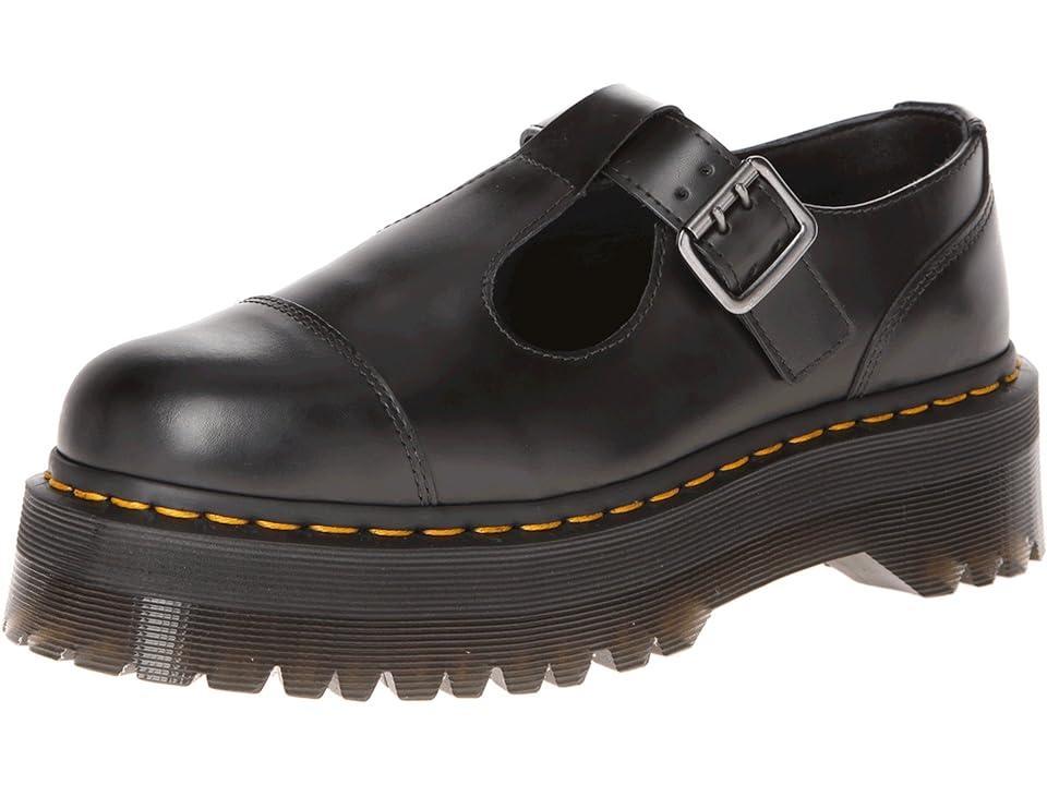 Bethan Polished Smooth Leather Platform Shoes Product Image