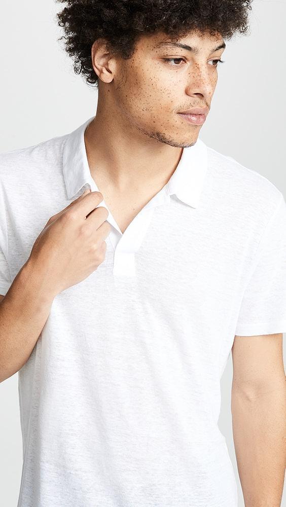 Vilebrequin Linen Pyramid Polo Shirt | Shopbop Product Image