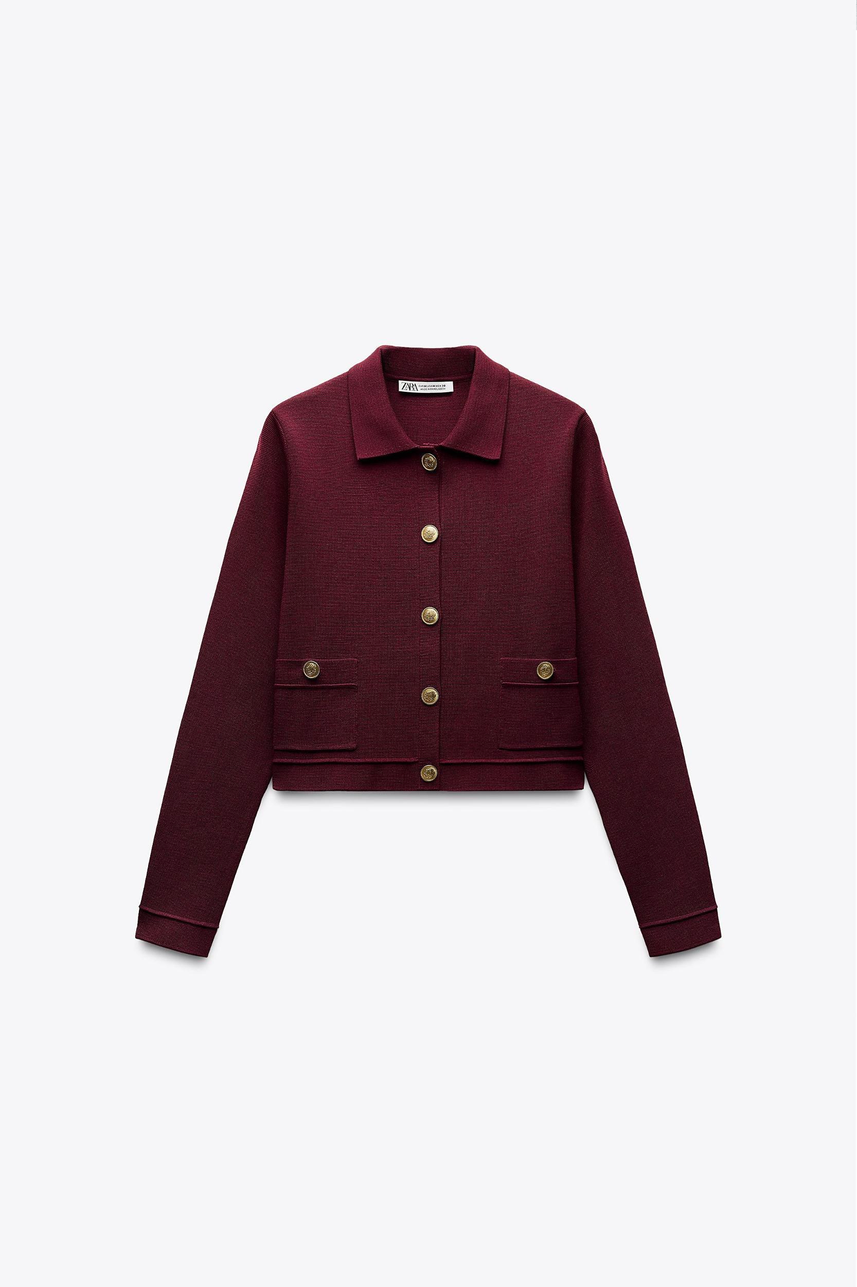 GOLDEN BUTTON KNIT CARDIGAN Product Image