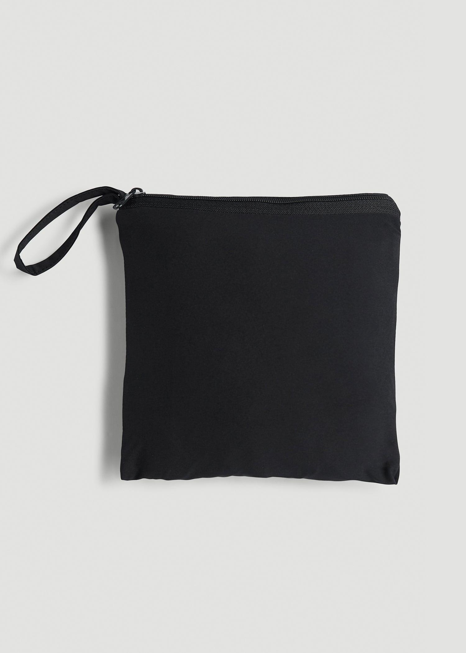 Featherweight Packable Anorak for Tall Men in Black Product Image