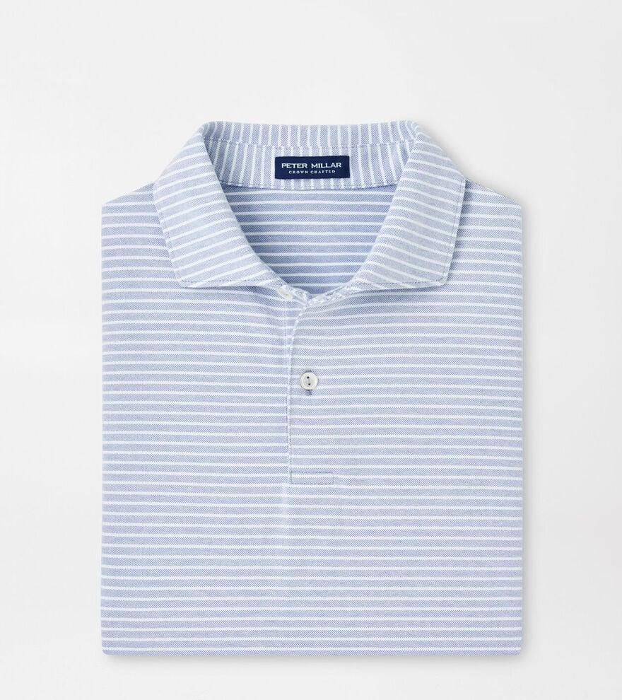 Mens Albatross Stripe Pique Polo Shirt Product Image