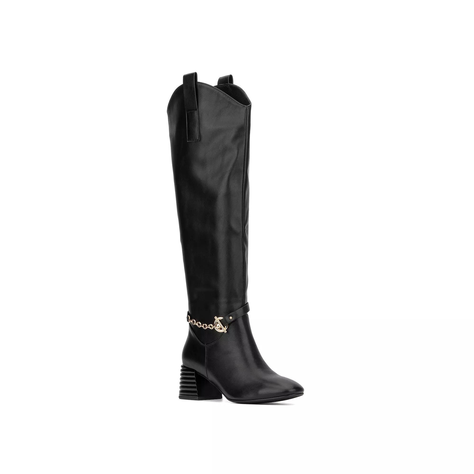 Torgeis Elenora Women's Knee-High Boots, Size: 7.5, Black Product Image