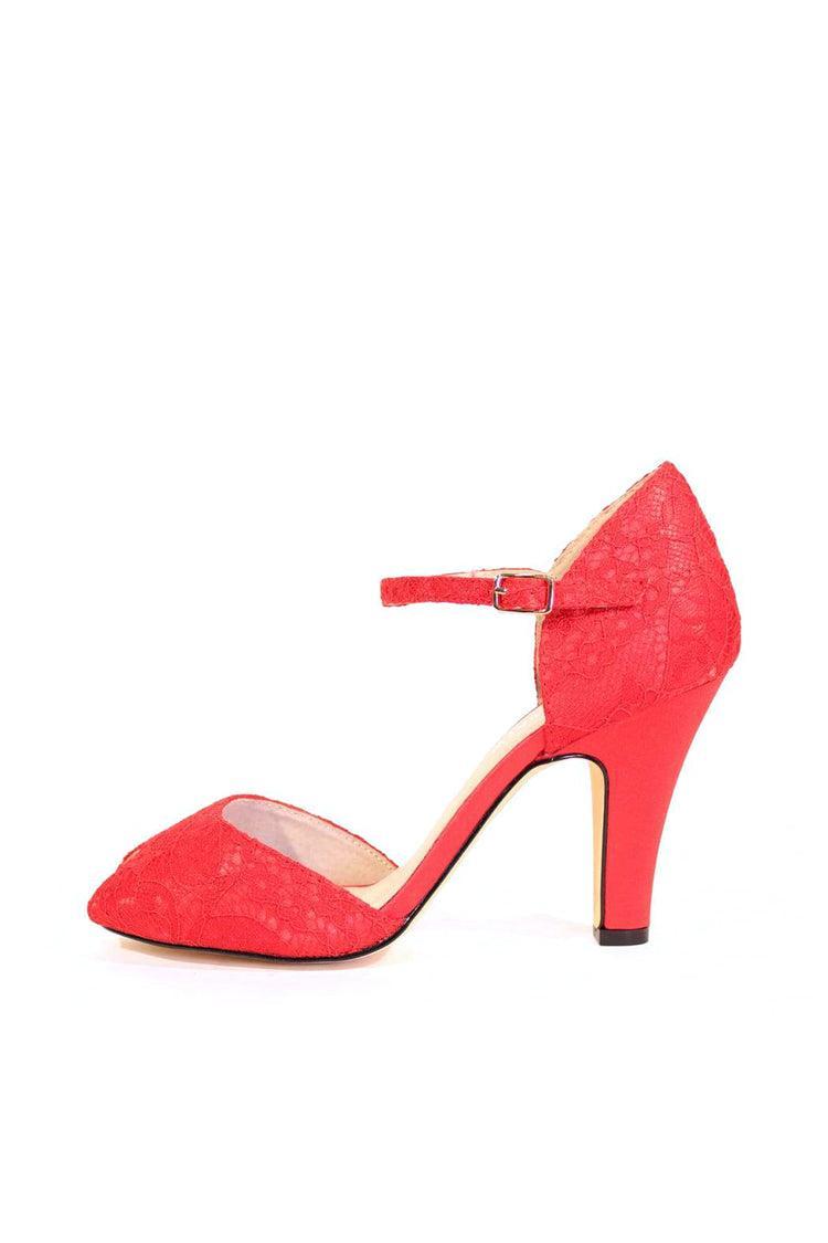Lulu Lace Heels Product Image