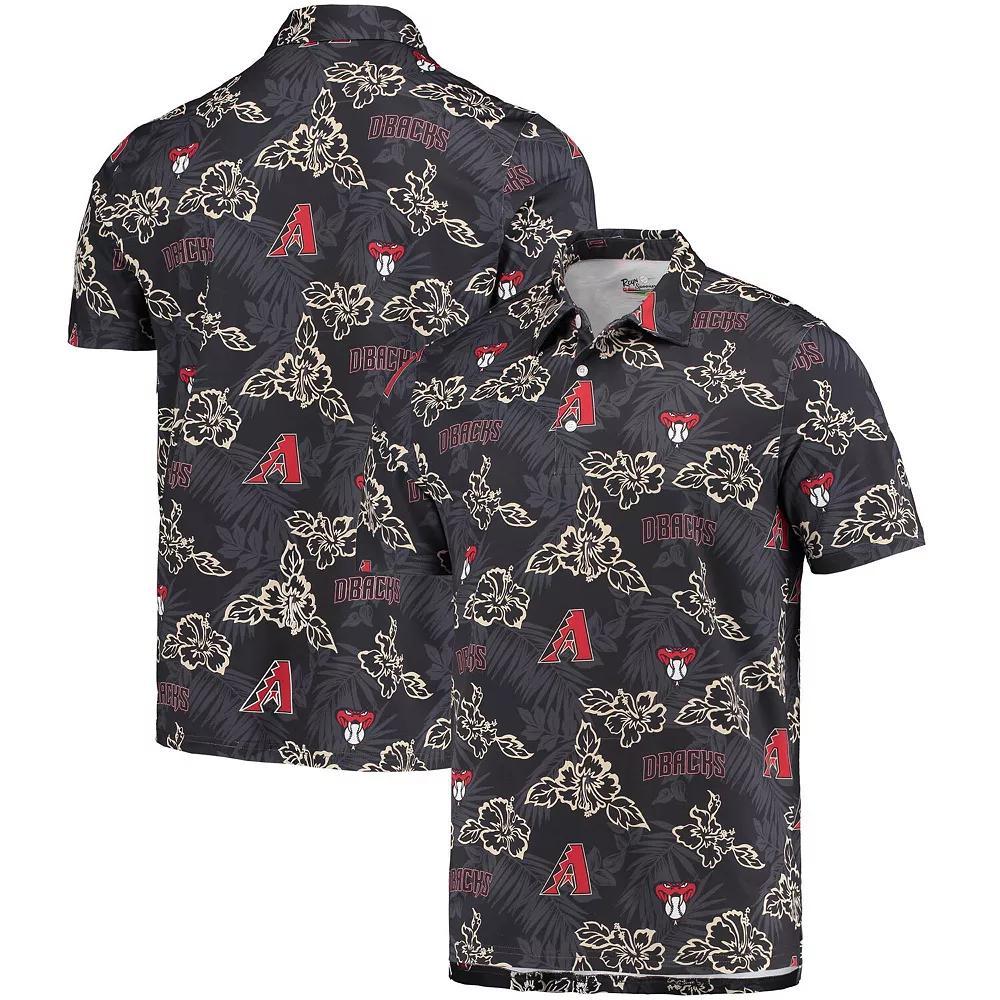 Men's Reyn Spooner Black Arizona Diamondbacks Performance Polo, Size: Medium Product Image