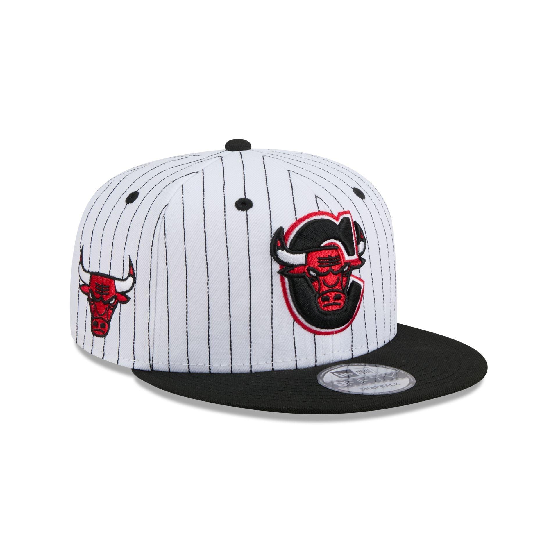 Chicago Bulls Deceptor Pinstripe 9FIFTY Snapback Hat Male Product Image