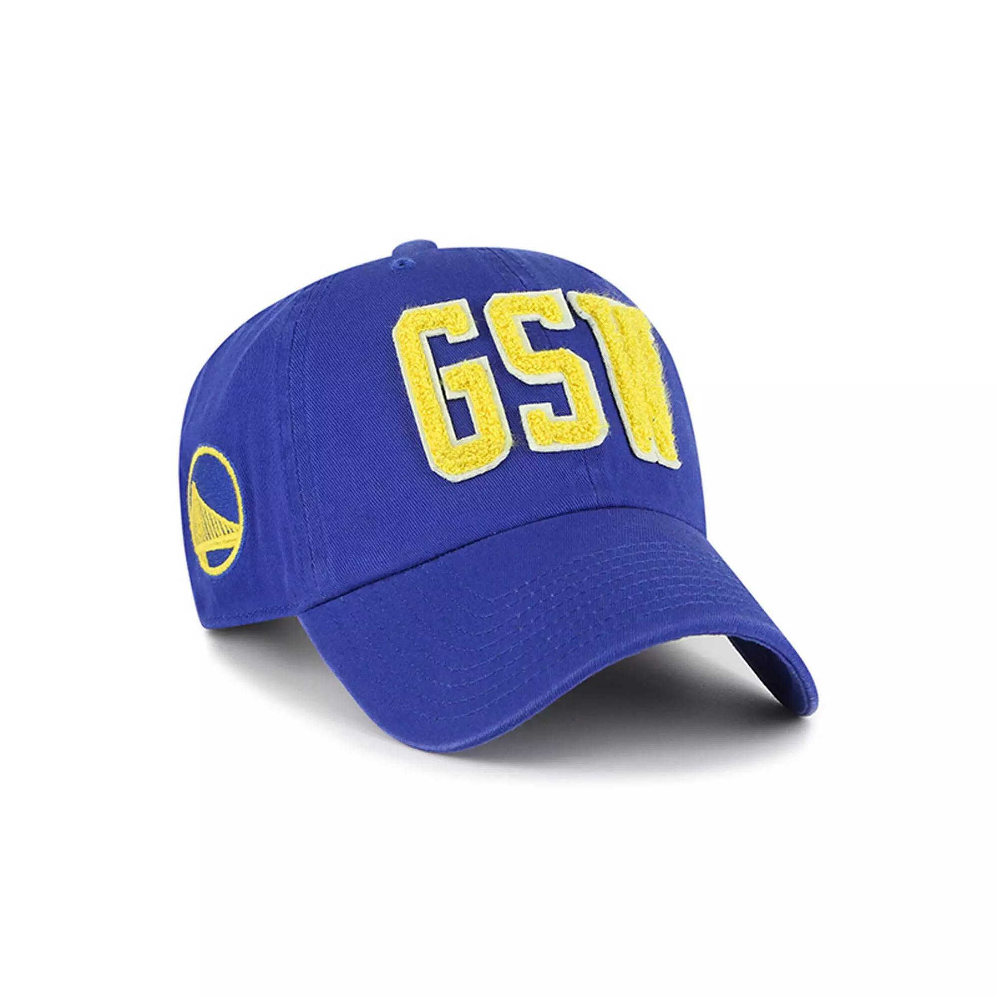 Men's '47 Royal Golden State Warriors Hand Off Clean Up Adjustable Hat, Blue Product Image