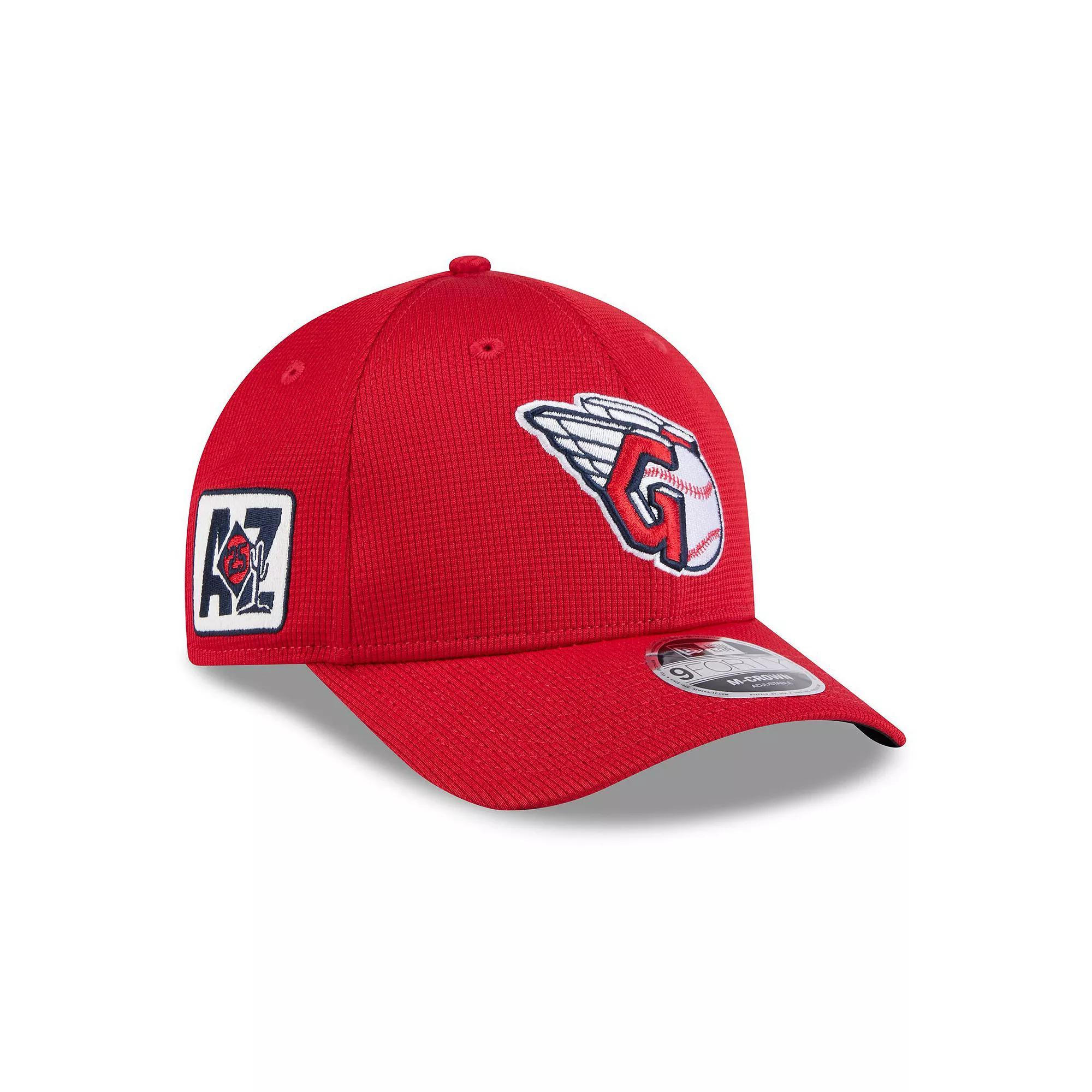 Men's New Era  Red Cleveland Guardians 2025 Spring Training 9FORTY Adjustable Hat, Grd Red Product Image