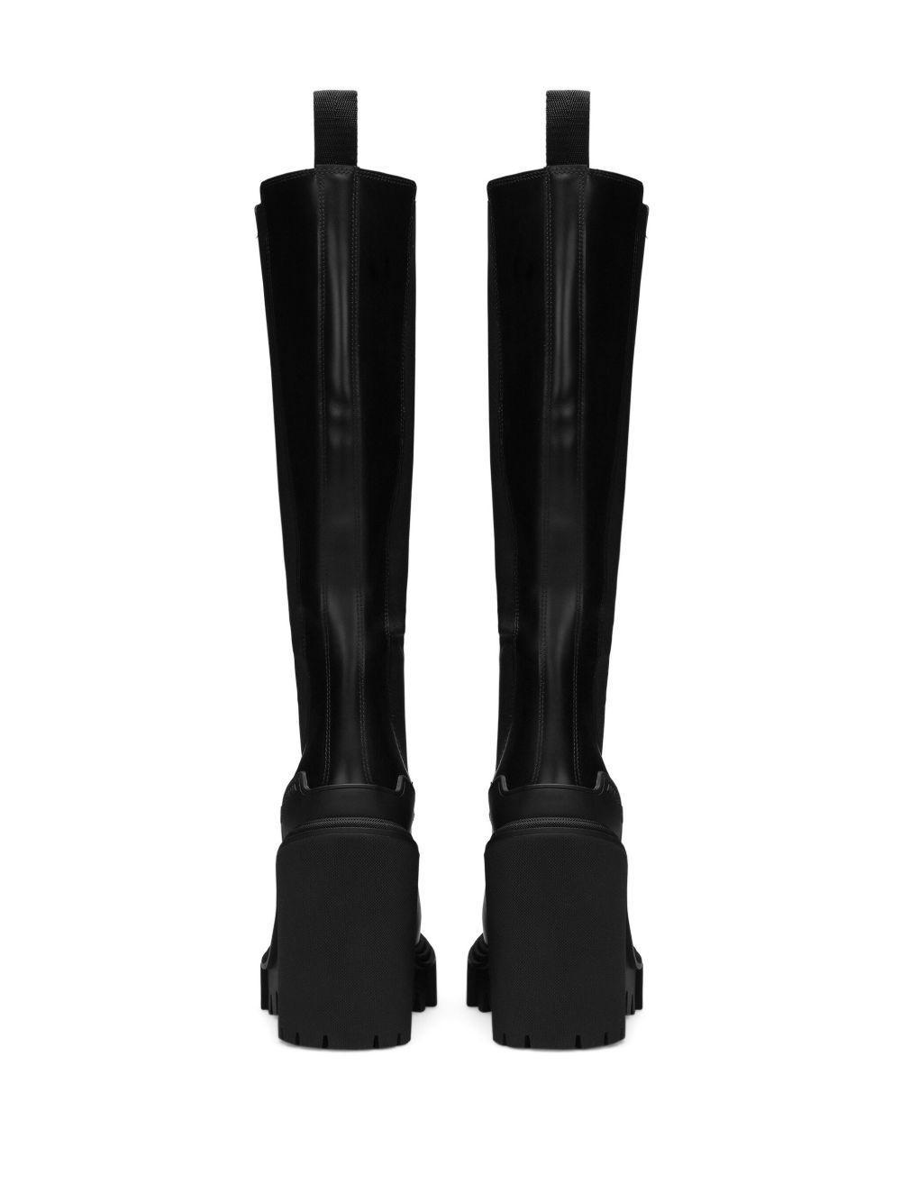 90mm logo-plaque slip-on boots Product Image