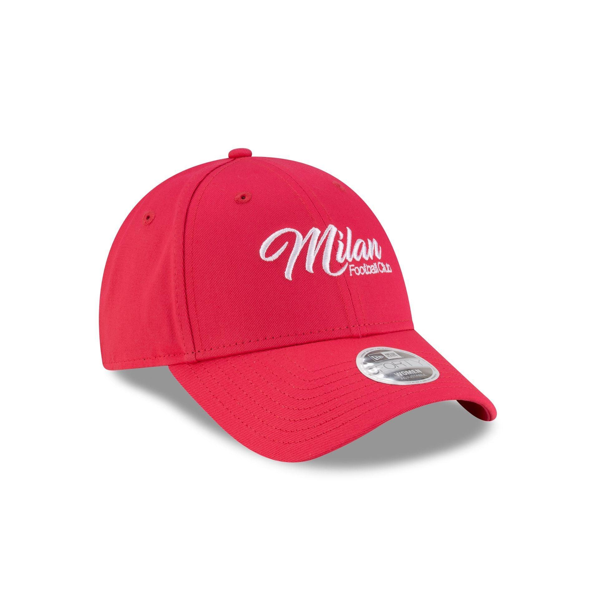 AC Milan Script Pink Women's 9FORTY Adjustable Hat Female Product Image