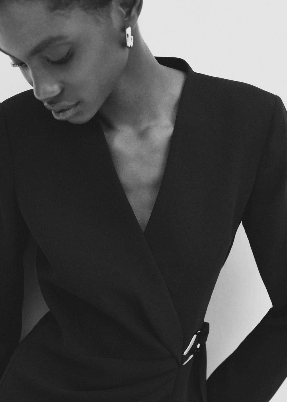 Mango Womens Side Buckle Dress Product Image