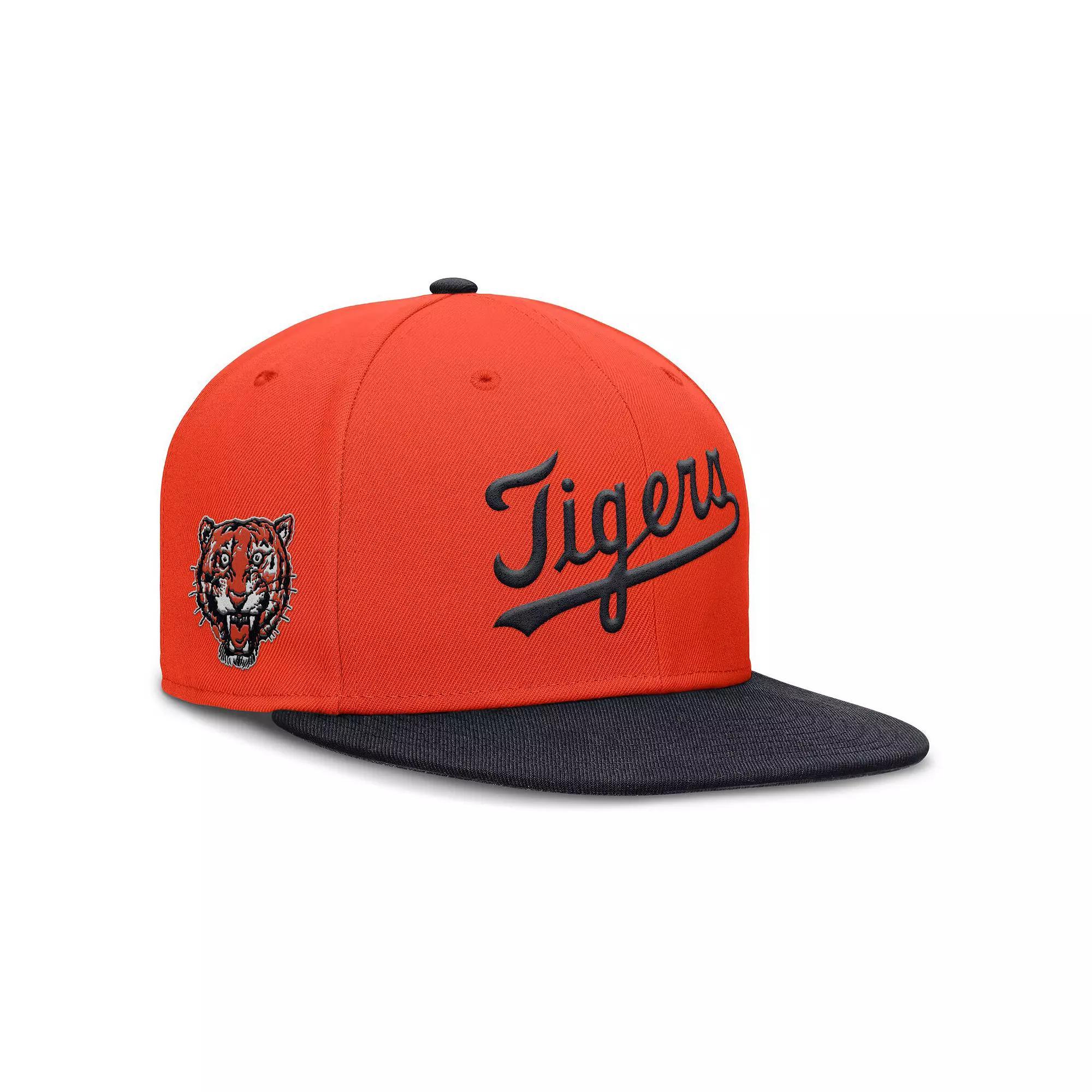 Men's Nike Orange Detroit Tigers True Performance Fitted Hat, Size: 7 5/8 Product Image