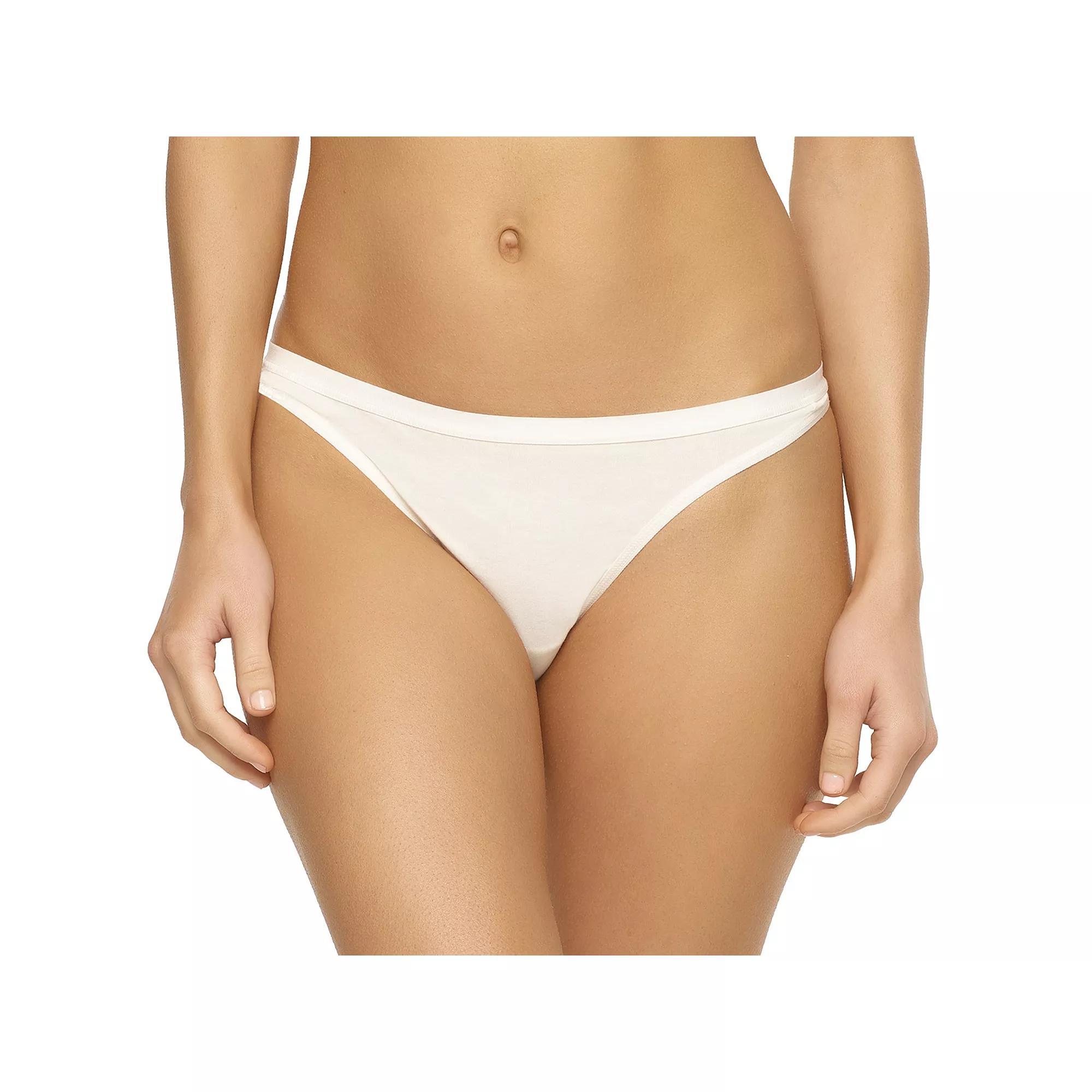 Women's Jezebel Cotton Thong 530121, Size: XL, Cloud Product Image