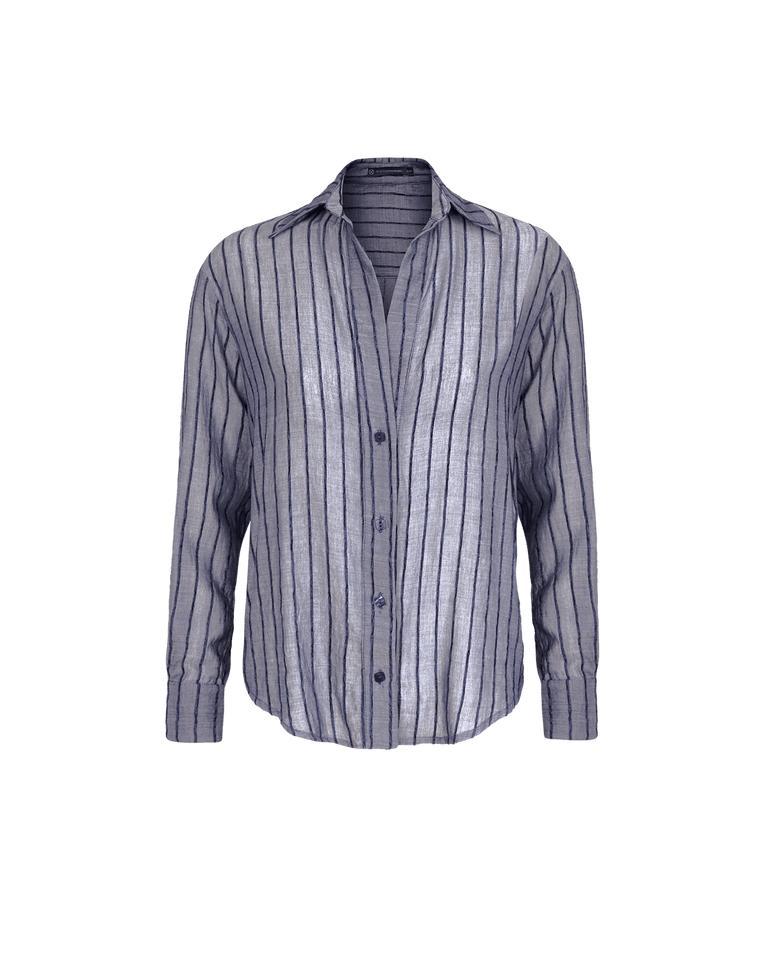 Mara Shorts - Sailboat Pinstripe Product Image