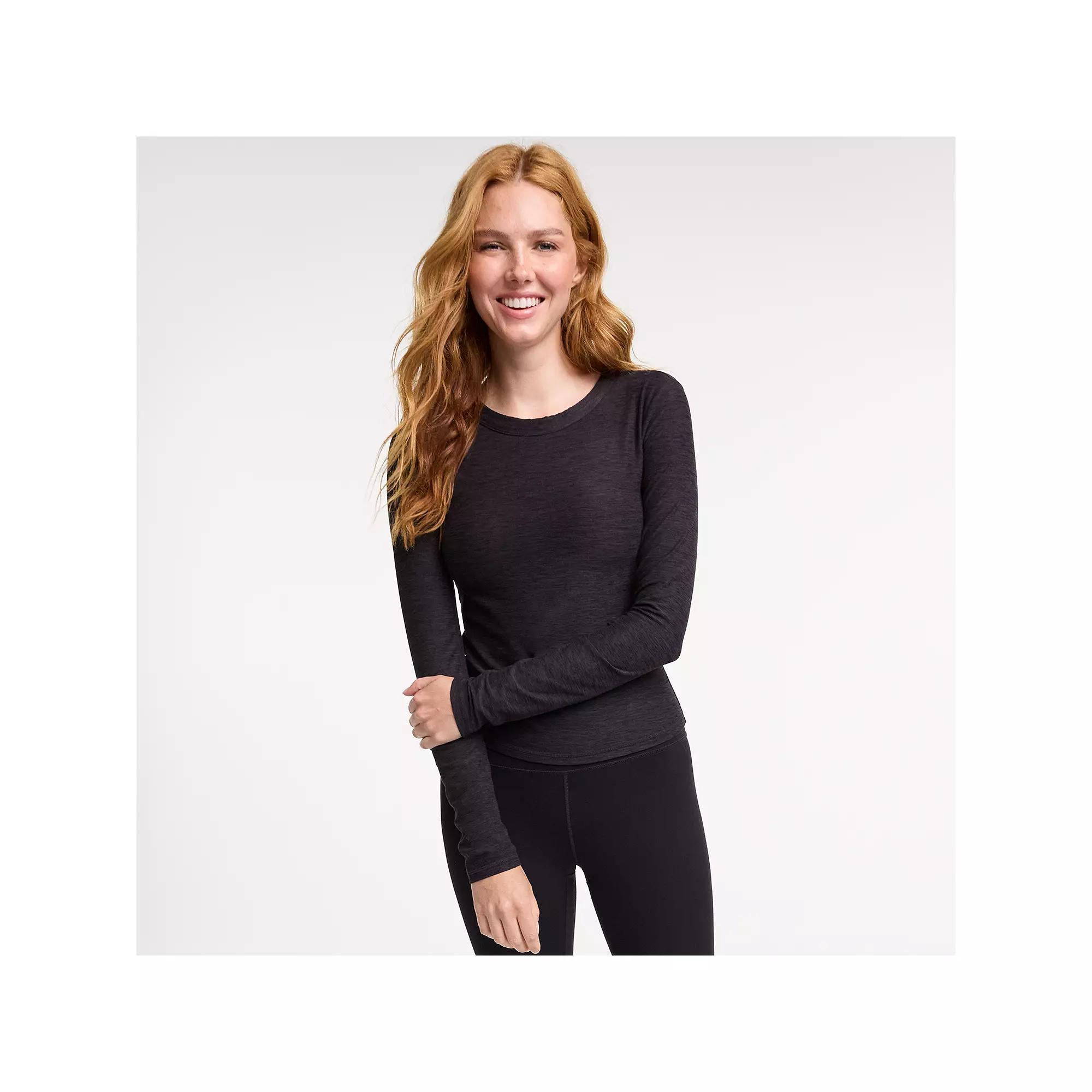 Women's FLX Wander Long Sleeve Tee, Size: XXL, Purple Sherry Product Image