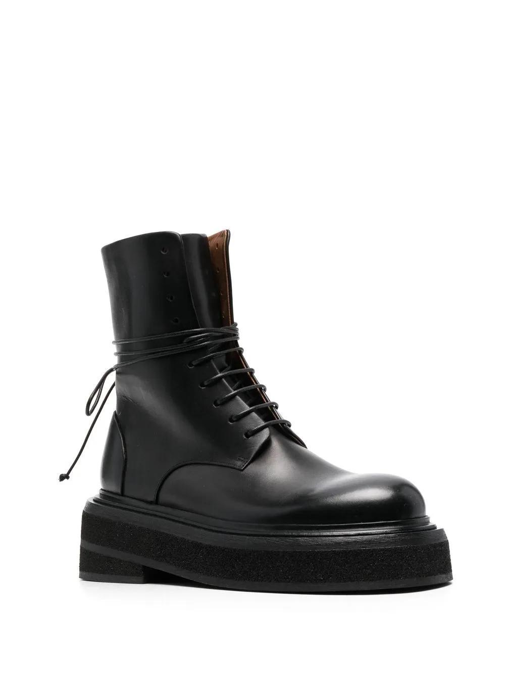 knee-length combat boots Product Image