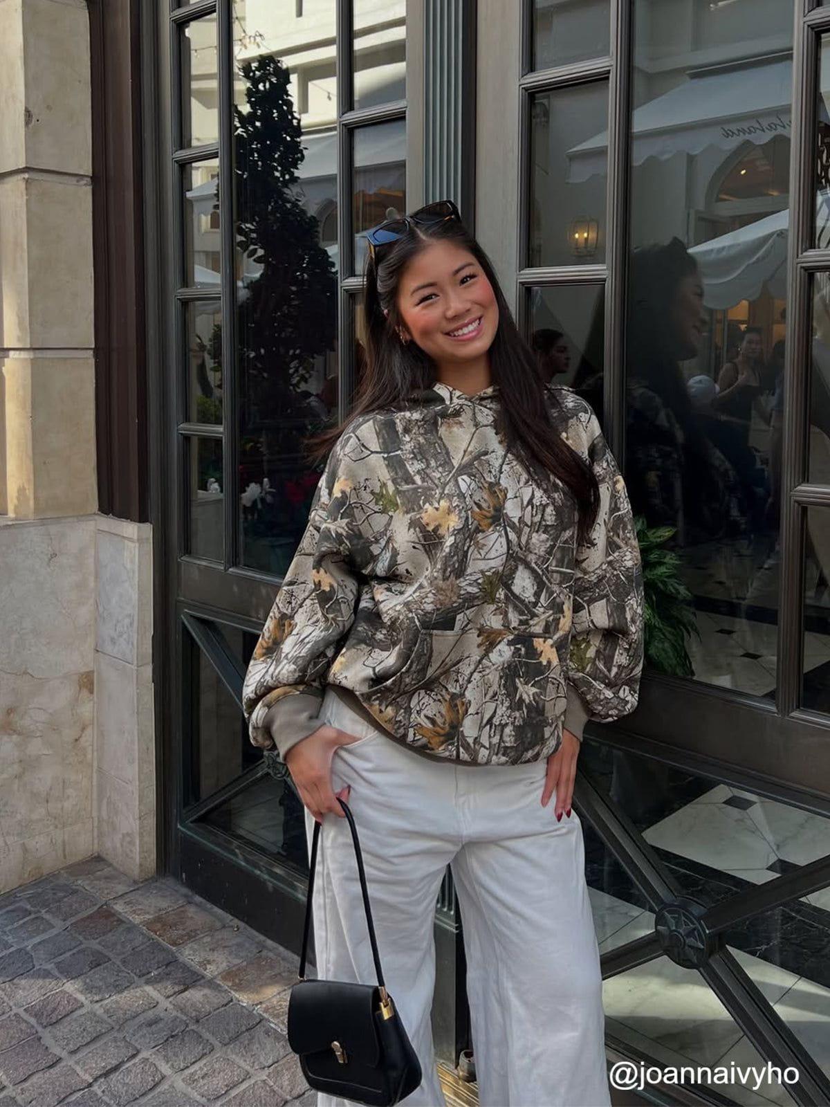 Aelfric Eden Camouflage Branch Graphic Hoodie Product Image