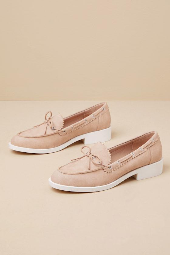 Lagoon Camel Boat Shoe Loafers Product Image