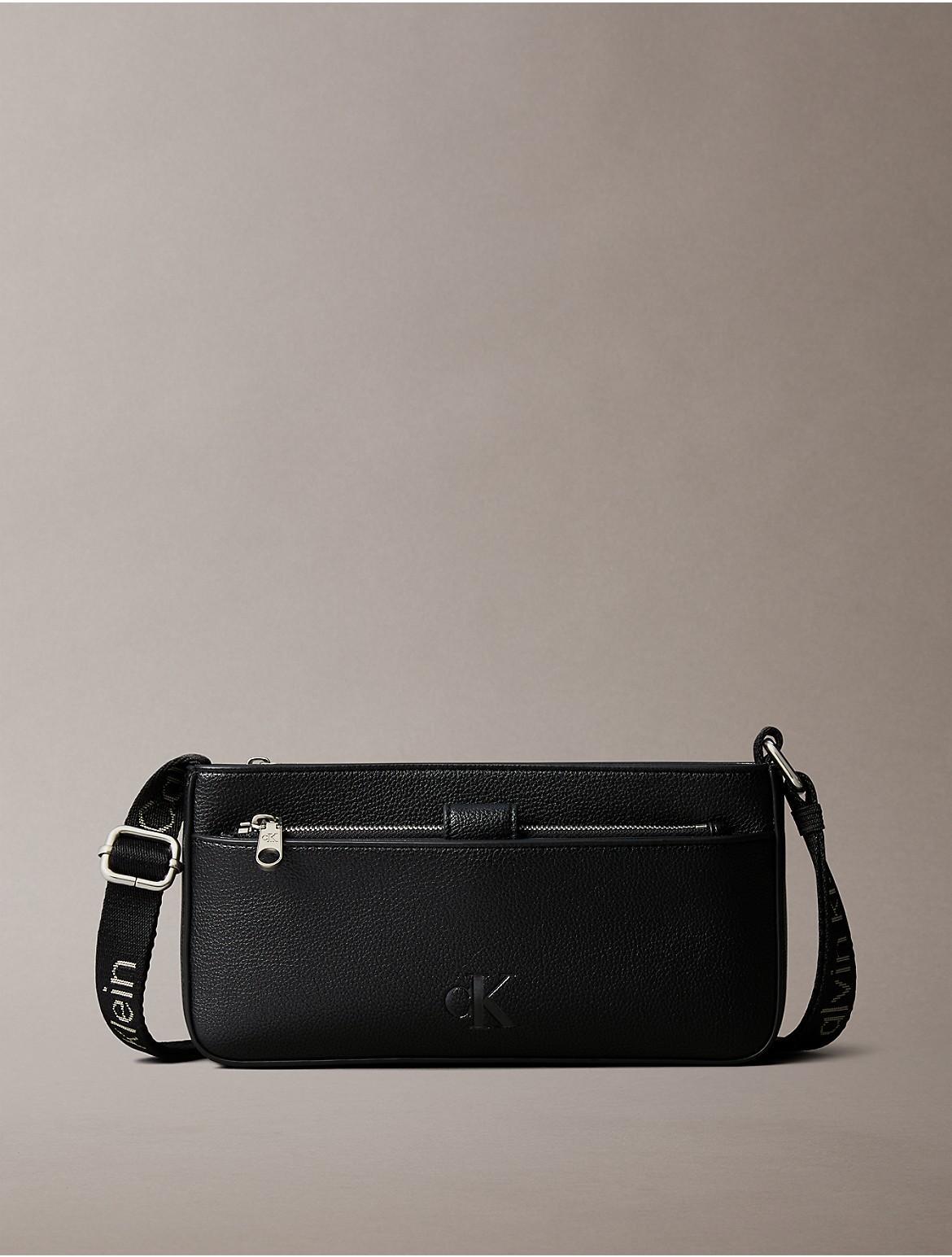 Calvin Klein Women's All Day Phone Zip Crossbody Bag - Grey Product Image