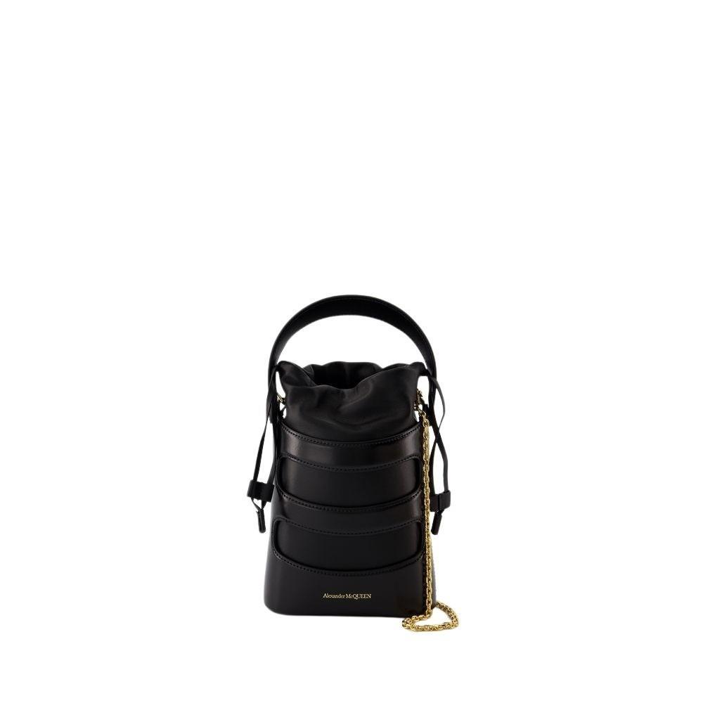 ALEXANDER MCQUEEN The Rise Mini Crossbody -  - Leather - Black Product Image