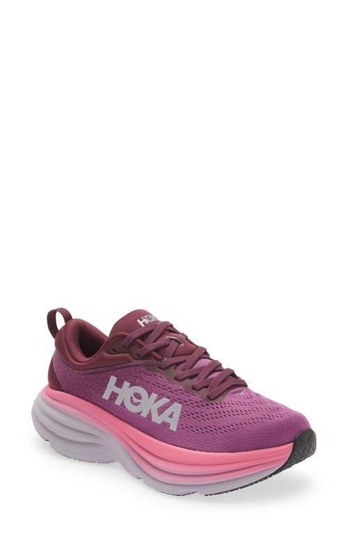 Hoka Women's Bondi 8 White) Women's Shoes Product Image
