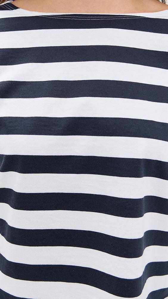 Theory Cl Stripes Boatneck Tee | Shopbop Product Image